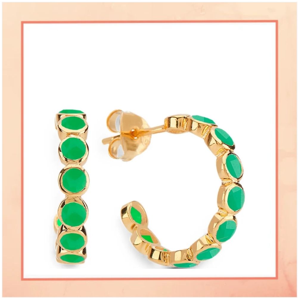 Green Bali Earrings