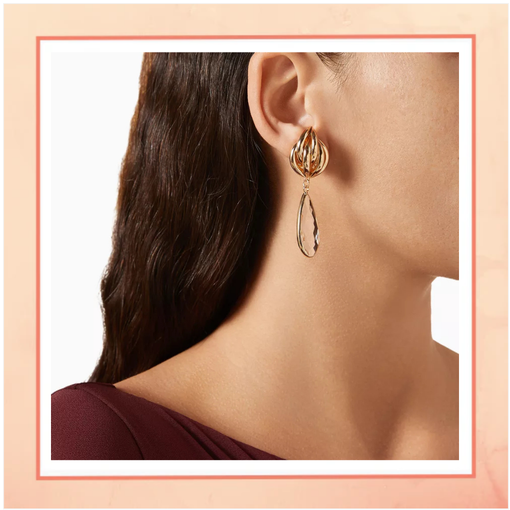 Large Solitaire Drop Earrings