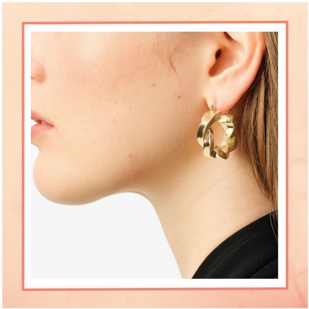A Solid Pair of Bali Earrings