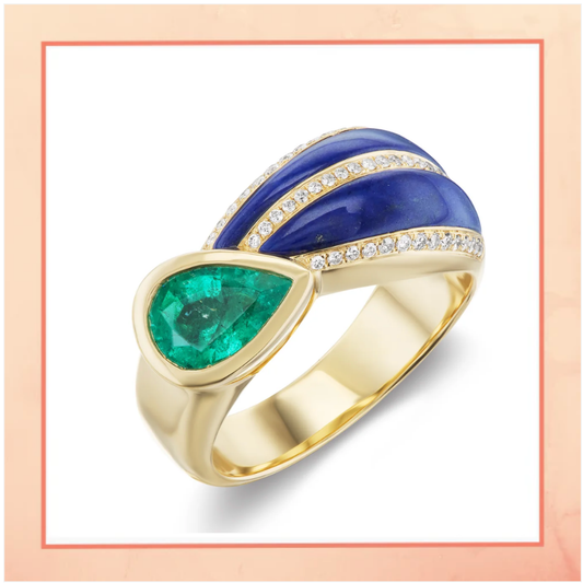 Bold Enamelled Ring