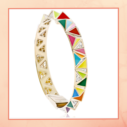 The Rainbow Enamel Bangle