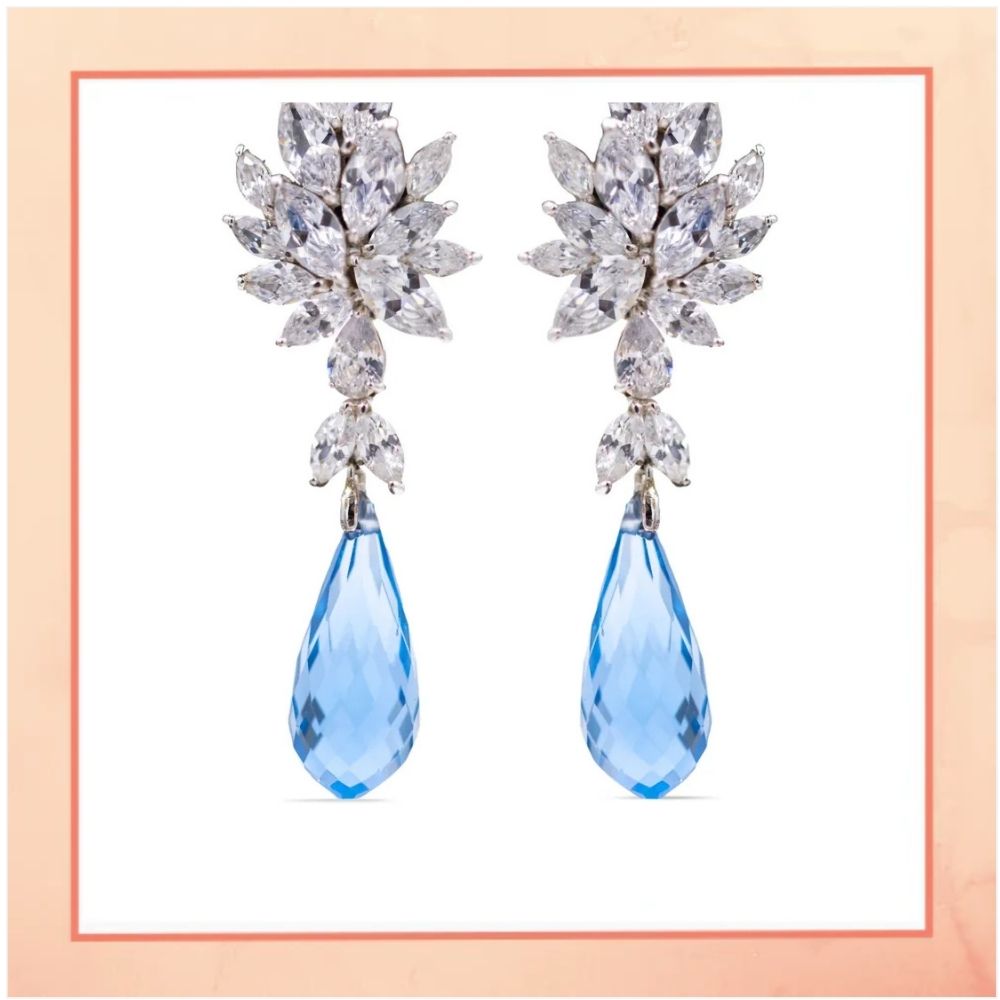 Aquamarine Drop Earrings