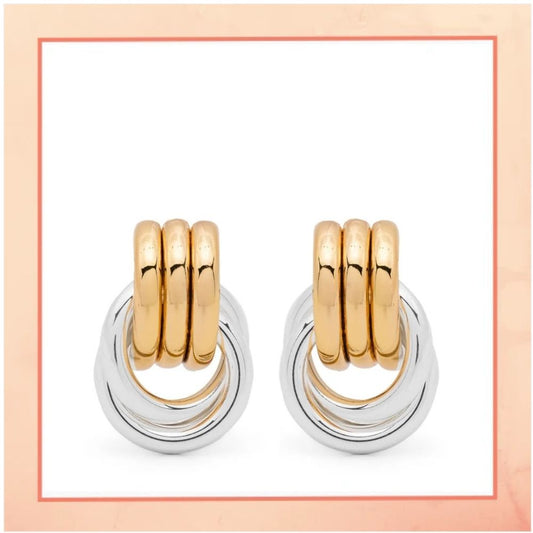Must Have Half Bali Earrings Gold & Silver