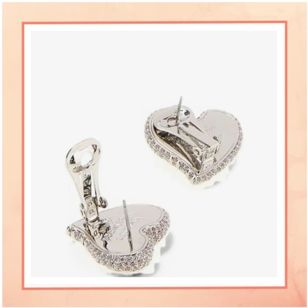 Silver Heart Earrings