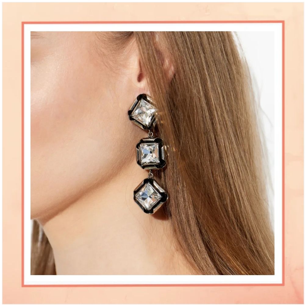 Big Crystal Earrings