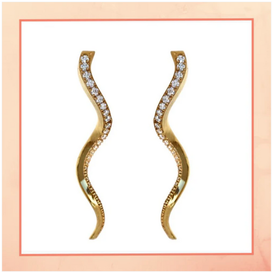 Gold Serpentine Earrings (Copy)
