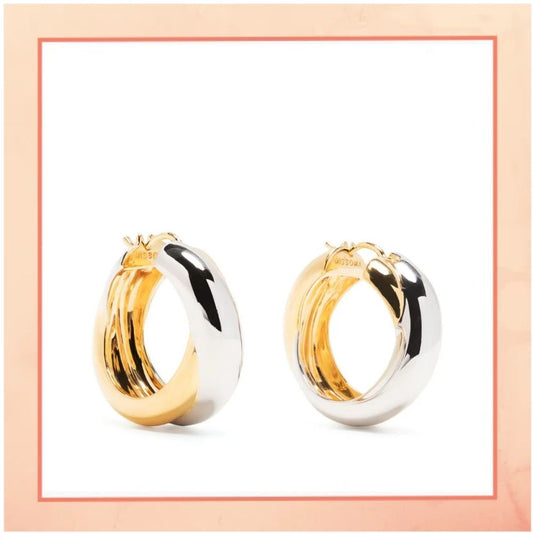 Dual Tone Bali Earrings