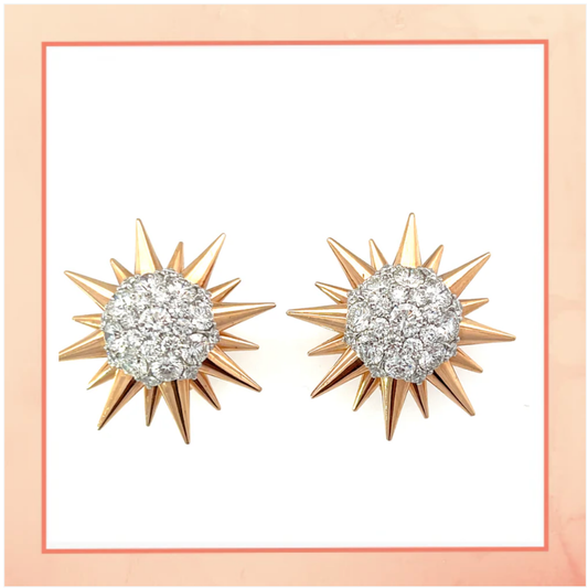 Star Burst Earrings Tops