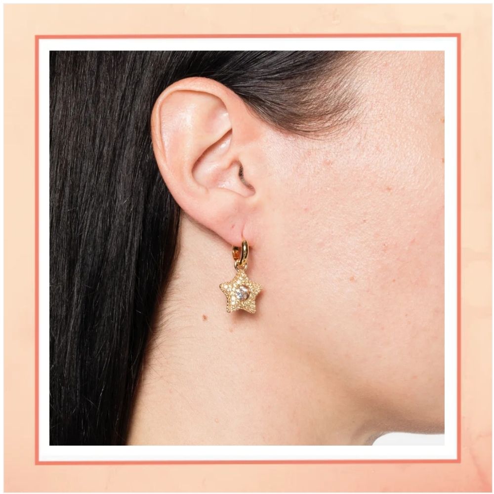 SIngle Shooting Star Earrings