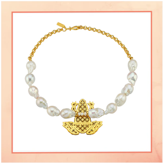 Pearl Bug Necklace