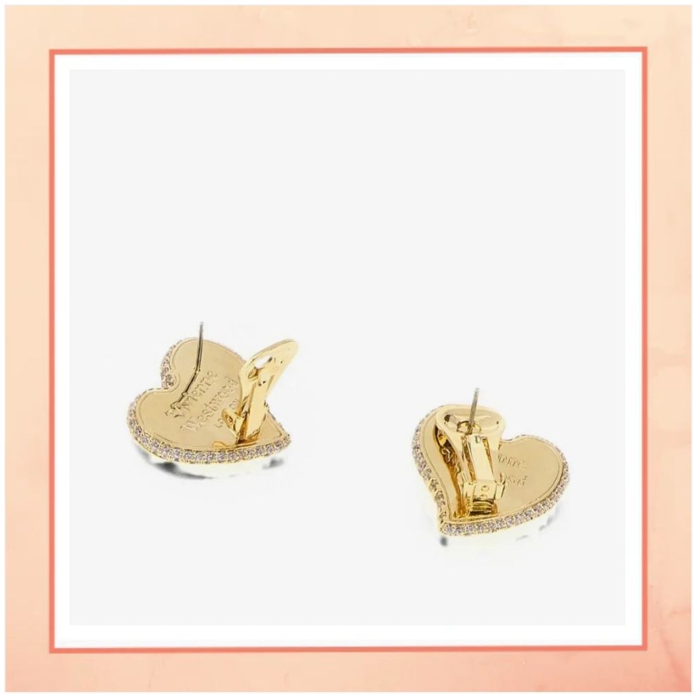 Golden Heart Earrings