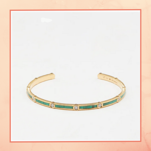 Sleek Malachite Bangle