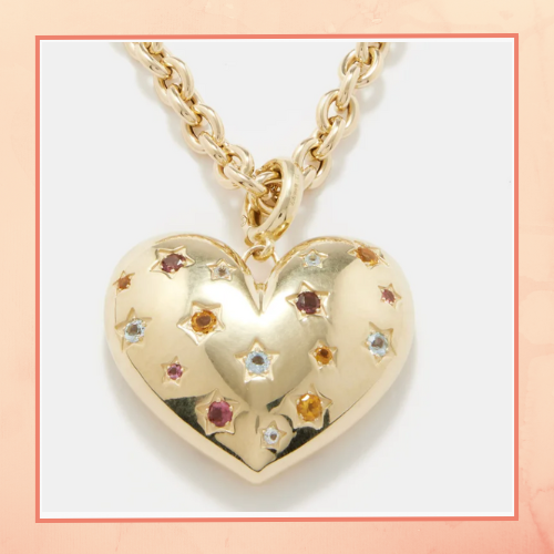 Heart with Stars Necklace