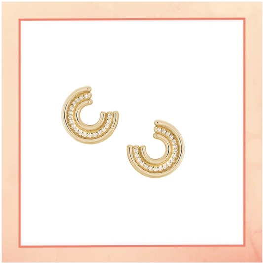 Small Half Bali Earrings
