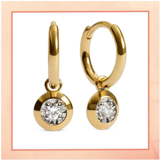 Gold Huggy Earrings