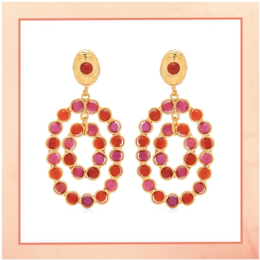 Pink Galaxy Earrings