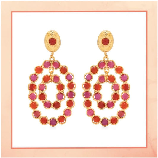 Pink Galaxy Earrings