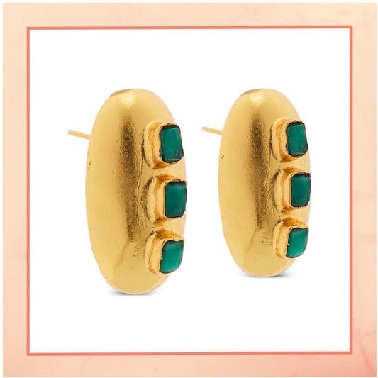 Green Signals Earrings