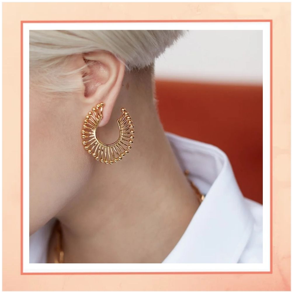 Jali Half Bali Earrings