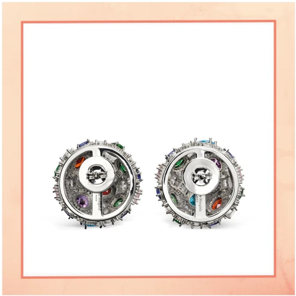 Colorful Crater Earrings