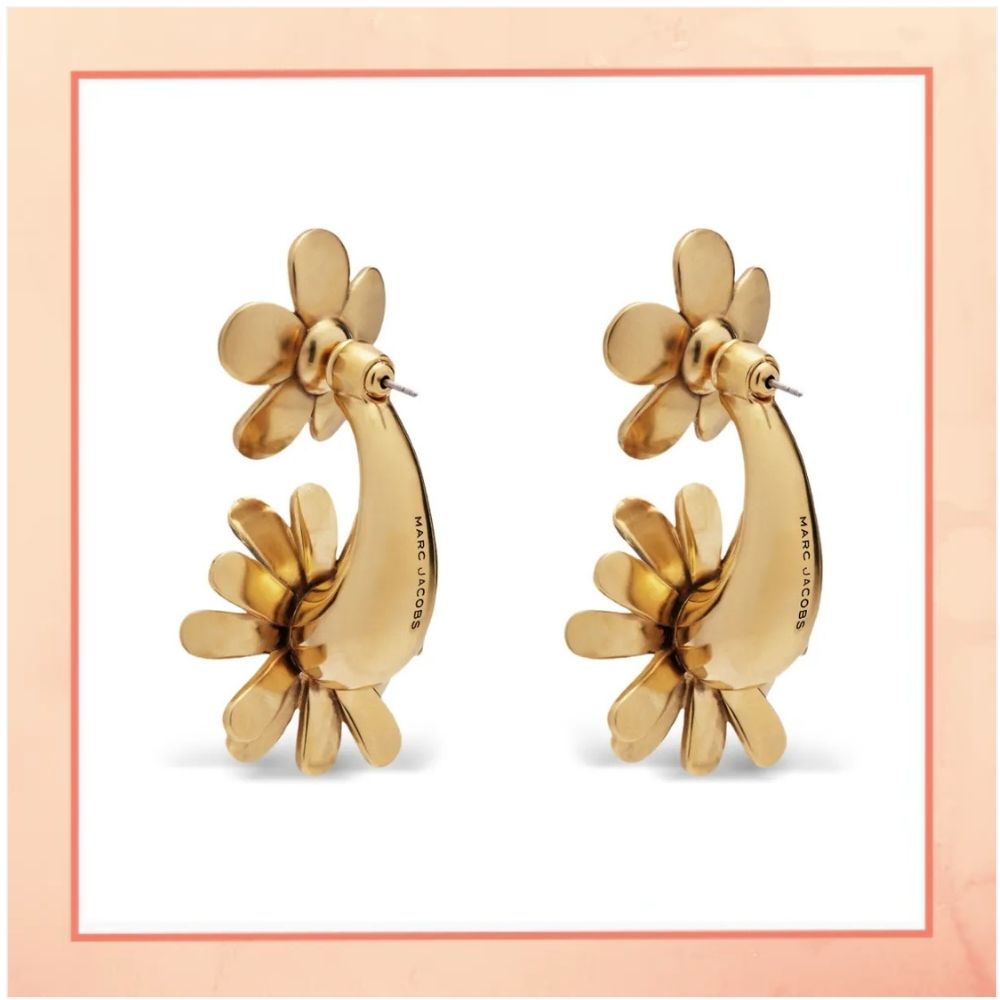 2 Flower Drop Earrings